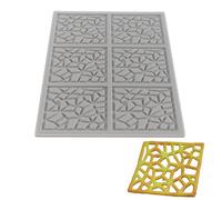 Kidia, Stampi in Silicone per Tuille, Tappetini per Decorazioni Cocktail, Pasta Sigaretta e Guarnizioni, Fragmented Visions