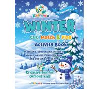 Kidiromia Winter Cut, Match & Play Activity Book: Matching, sequencing, puzzles, hidden objects, pattern play and cut-and paste fun
