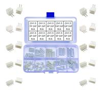 Kidisoii Kit di connettori JST, ZH1.5 DIP Header Jst passo 1,5 mm, adattatore per prese IC, JST-ZH 2/3/4/5/6/7/8/9/10/12 pin, intestazione DIP tipo lato ad angolo retto (ZH1.5-DIP-R/A)