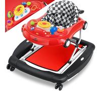 KIDIZ® 4in1 Girello per neonati girello e girello per neonati - sdraietta a dondolo con ruote, luce, musica, centro giochi tavolo da pranzo sedia da passeggio girello per neonati da 6 mesi pieghevole