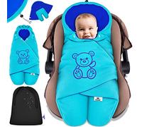 KIDIZ Coprigambe per neonato, invernale, autunno, con custodia, universale, compatibile con Maxi-Cosi, Römer, passeggino, passeggino e seggiolino auto, isolante contro vento, umidità e freddo