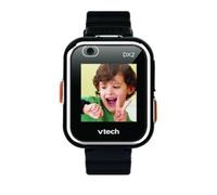 VTech Kidizoom Smartwatch DX2 Nero, Orologio Interattivo per Bambini con Doppia Fotocamera, Schermo Touch a Colori, Smartwatch con Sensore Movimento, Resistente agli Urti, Lingua Italiana, 3-12 Anni