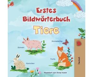 Kidkiddos Books Boo First Picture Dictionary - Animals (German Chil (Tascabile)
