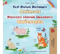 Kidkiddos Books First Picture Dictionary - Animals (English Polish B (Tascabile)