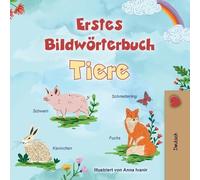 Kidkiddos Books First Picture Dictionary - Animals (German Children' (Tascabile)