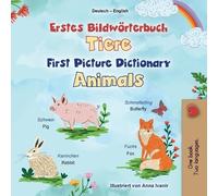 Kidkiddos Books First Picture Dictionary - Animals (German English B (Tascabile)