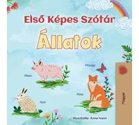 Kidkiddos Books First Picture Dictionary - Animals (Hungarian Childr (Tascabile)
