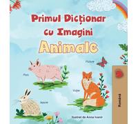 Kidkiddos Books First Picture Dictionary - Animals (Romanian (Copertina rigida)