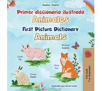Kidkiddos Books First Picture Dictionary - Animals (Spanish E (Copertina rigida)