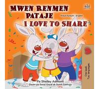 Kidkiddos Books I Love to Share (Haitian Creole English Bilingual (Tascabile)