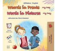 Kidkiddos Books Words in Pictures - My Day (Afrikaans English Biling (Tascabile)