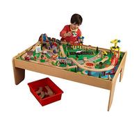 Kidkraft 17850 Tavolo e Set Treno Giocattolo in Legno per Bambini Waterfall Moun