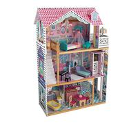 KidKraft 65934 Casa delle bambole in legno Annabelle per bambole di 30 cm con 17