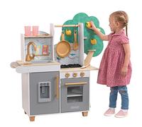 KidKraft Cucina Giocattolo in Legno Happy Harvest per Bambini con Accessori per Pentole e Cibo Giocattolo, Giochi per Bambini 3+ Anni, 10160