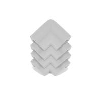 KidKusion Cuscino angolare Jumbo | Made in USA | Taupe | Confezione da 4 | Protezione per mobili e angoli