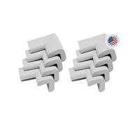 Kidkusion Cuscino paraspigoli, 8 pezzi, colore tortora