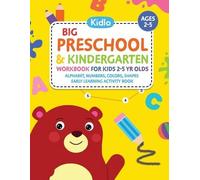 Kidlo Books Big Preschool & Kindergarten Workbook for Kids 2 to 5 Ye (Tascabile)