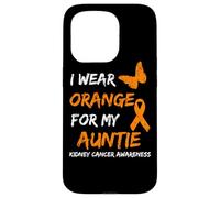 Kidney Cancer I Wear Orange For My Auntie Ribbon Custodia per iPhone 15 Pro