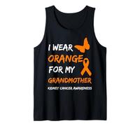 Kidney Cancer I Wear Orange for My Grandmother Ribbon Canotta