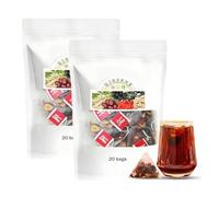 Kidney Tea Formula Ginseng Six Treasure Tea, Kidney TeaFormula Ginseng Five TreasureTea, Liver andKidney CareTea, GinsengFive Treasures Teafor Women & Men (2 Bag(40 Teabag))