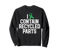 Kidney Trapianto Survivor Gifts I Contain Riciclato Parts Felpa
