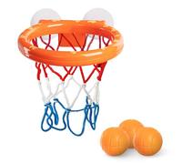 KIDOOLA Giocattoli da bagno per bambini a cerchio da basket | Divertente gioco d'acqua da basket con ventosa e 3 palline incluse | Set di giocattoli da bagno per bambini e bambini | Regali per ragazzi