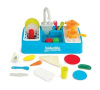 Kidoozie Just Imagine Kitchen Center, set da gioco per bambini dai 3 anni in su, rubinetto per lavello funzionante, giocattolo per ruoli