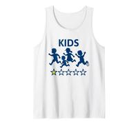 Kids 1 Star Review Funny Parenting Canotta