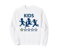 Kids 1 Star Review Funny Parenting Felpa