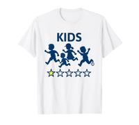 Kids 1 Star Review Funny Parenting Maglietta