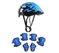 Kids 7 to 1 and Pads Set Adjustable Kids Knee Pads Elbow Pad Wrist Guards Full Protection, Easy To Adjust, Ventilation Design for Scooter Skateboard Roller Skating Cycling, Ski