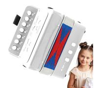 Kids Accordion Instrument Toys - Musical Accordion, Portable Music Toy | 7-Key Educational Instrument for Beginners, Early Learning Toy with Buttons for todlers, Preschool Children's Music Fun at Bir