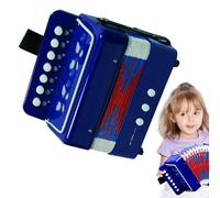 Kids Accordion - Strumento musicale per bambini giocattolo | Fisarmonica piccola portatile con chiavi e pulsanti, giocattolo per principianti, presente di compleanno educativo per ragazze per bambini