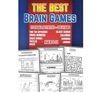 Kids Activity Book: Fun Puzzles and Games Puzzle Challenge!: Brain Puzzles for Kids, Hidden Pictures, Mazes, Word Searches, Logic Puzzles and More for Kids Aged 5-12: Fun & Educational Challenges for Kids | 75 Pages of Engaging Activities with Solution