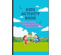 Kids Alphabet Letters & Numbers Writing, Coloring, and Math Activity Book