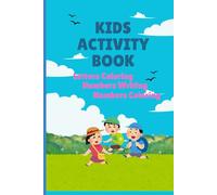 Kids Alphabet Letters & Numbers Writing, Coloring, and Math Activity Book