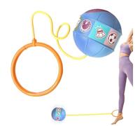 Kids Ankle Skip Ball, LED Jump Ring, Compact Size for Fitness, Glowing Detail Feature, Household Utility Category, Interactive Sports Ball for Boys Girls Children Youth Adults Playground