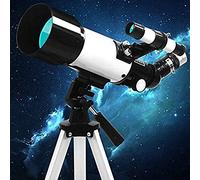 Kids Astronomical Telescope,70mm Aperture 400mm Astronomical Refractor Telescope, Professional Stargazing Entry-Level Student Space Telescope,Portable Telescope (Color : A-O YangRy