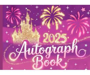 Kids Autograph Book: Journal to Keep Character Signatures, Vacation Photos, and Experiences from Amusement Parks, Road Travels, and Family Trips