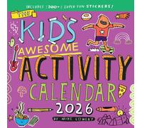 Kid's Awesome Activity Wall Calendar 2026