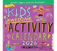 Kid's Awesome Activity Wall Calendar 2026