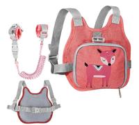 Kids Backpack Leash Anti-Lost Adjustable Foldable With Wrist Link