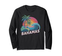 Kids Bahamas Trip Beaching Vacay Tutte Le Ragazze Sorelle Crew Maglia a Manica