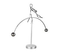 Kids Balance Toys - 8.07 Inches Funny Science Ornament for Table Party, Home Desk, Workplace with Interactive Stainless Steel Design for Birthday Holiday Shelf, Lightweight Portable Use