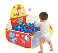 Kids Ball Pit - Polyester 120cm, Foldable Gym, Fun Basketball Hoop Included | Thickened Durable Design, Mini Playhouse, Indoor Activity For Boys, Girls, Birthdays, Christmas, Thanksgiving
