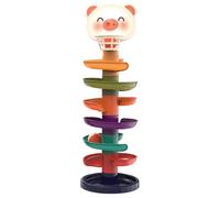 Kids Ball Track Toy - Giocattolo A Sfera Scorrevole | Lanciando Il Gioco Della Pista Per Diapositive | Early Education Toddler Throwing | Torre Arcobaleno Con Bordi Lisci | 1-3 Anni Towdler Stacking T