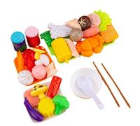 Kids Barbecue Toy Set, Pretend Play Grill Kit, 26 x 22 x 8 cm, 10,24 x 8,66 x 3,15 pollici, Multiplayer Interactive Activity, Rolecooking Tools, Portable Game, for Backyard, Kindergarten, Park