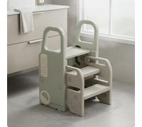 Kids Bathroom Step Stool Easy To Clean Foldable Children's Step Stool per
