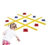 Kids Bean Bag Toss, Giant Outdoor Lawn Game, 1.5x47.24 Inches Interactive Party Toy, Portable Set, Ideal for Backyard, School, Travel, Reunion, Weekends, Carnival, Field Day, Yard Fun