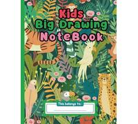 Kids Big Drawing Pad | Large Blank Drawing Pad for Kids Ages 3-8: Big Sketchbook for Toddlers and Preschoolers to Doodle, Draw, and Explore Creativity